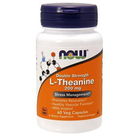 Now Foods L Theanine 200 Mg   60 Caps