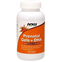 Prenatal Gels + Dha (90 Softgels)   Now Foods