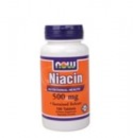 Niacine 500 Mg Vitamine B3 Geleidelijke Afgifte (100 Tabs)   Now Foods