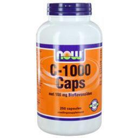 C 1000 Caps Met 100 Mg Bioflavonoïden (250 Vegicaps)   Now Foods