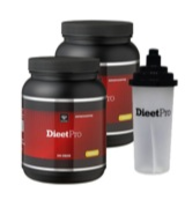 Nutri Dynamics Dieet Pro (normaal) Vanille Duo + Shaker (2 X 500g)
