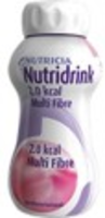 Nutridrink 2.0kcal Multi Fibre Aardbei 4st