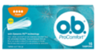 O.B. Procomfort Tampons Super