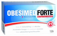 Obesimed Supplement Voor Afvallen   Obesitas Forte 126 Capsules