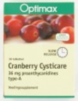 Optimax Cranberry Cysticare Slow Release Tabletten 30st