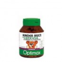 Optimax Kind Multi Bosvruchten Stevia   100 Tabletten