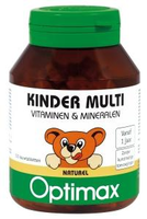 Optimax Kinder Multivitamine Naturel Tabletten 100st
