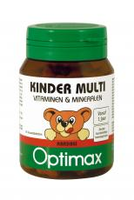 Optimax Multivitamines Kinder Aardbei 60 Kauwtabletten