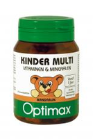 Optimax Multivitamines Kinder Mandarijn 60 Kauwtabletten