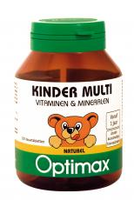 Optimax Multivitamines Kinder Naturel 100 Kauwtabletten