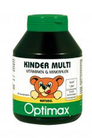 Optimax Multivitamines Kinder Naturel 180 Kauwtabletten