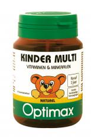 Optimax Multivitamines Kinder Naturel 60 Kauwtabletten