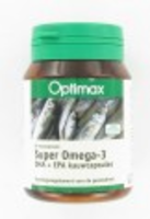 Optimax Super Omega 3 Dha + Epa Kauwcapsules 60st
