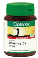 Optimax Vitamine D3 25 Mcg