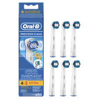 Oral B Precision Clean Opzetborstels Wit   6 Stuks