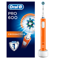 Oral B Elektrische Tandenborstel Pro 600 Cross Action   Oranje