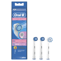 Oral B Sensitive Clean Opzetborstels   3 Stuks