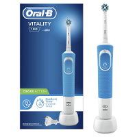 Oral B Vitality 100 Crossaction Elektrische Tandenborstel Blauw   1 Stuk