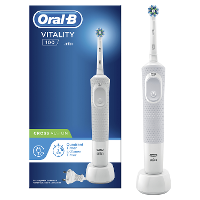 Oral B Vitality 100 Crossaction Elektrische Tandenborstel Wit   1 Stuk