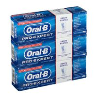 Oral B Tandpasta Pro Expert Strong Teeth 2+1 Gratis 3x75 Ml