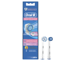 Oral B Sensitive Clean Opzetborstels 2 Stuks