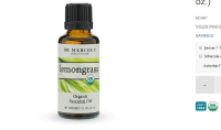 Organic Lemongrass Essential Oil (30 Ml) Dr. Mercola