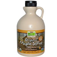 Organic Maple Syrup, Grade A, Medium Amber (946 Ml)   Now Foods