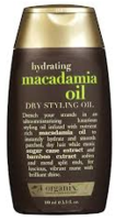 Organix Macadamia Dry Styling Oil