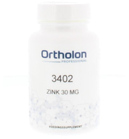 Ortholon Pro Zink Citraat 30 Mg 60tab