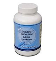 Orthovitaal Calcium, Magnesium & Zink Tabletten 60st