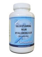 Orthovitaal Glucosamine Msm Hyaluronzuur (180tb)