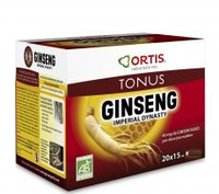 Ortis Voedingssupplementen Ginseng Imperial Dynasty Bio Monodosis Flesjes 15 Ml