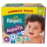Pampers Active Fit Maxi Jumbo Plus Box Maat 4 72st