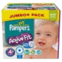 Pampers Active Fit Maxi Plus Jumbo Box Maat 4+ 68st