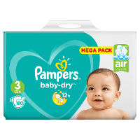 Pampers Baby Dry Luiers Maat 3   100 Luiers