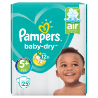 Pampers Baby Dry Luiers Maat 5+   25 Stuks