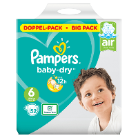 Pampers Baby Dry Luiers Maat 6   52 Stuks