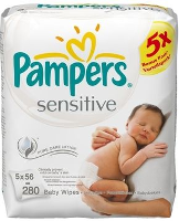 Pampers Babydoekjes   Sensitive 280st