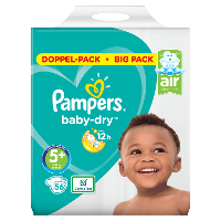 Pampers Luiers Baby Dry Maat 5+   56 Luiers