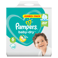 Pampers Luiers Baby Dry Maat 6   62 Luiers