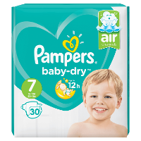 Pampers Luiers Baby Dry Maat 7   30 Stuks