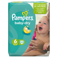 Pampers Baby Dry Luiers   Maat 6   22 Stuks