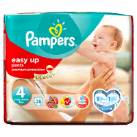 Pampers Easy Ups 4 Maxi Midpack