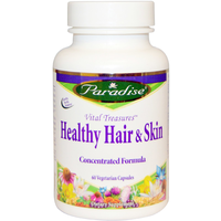 Paradise Herbs, Vital Treasures, Healthy Hair & Skin, 60 Veggie Caps