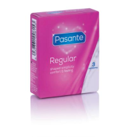 Pasante Pasante Regular Condoms 3 Stuks (3stuks)
