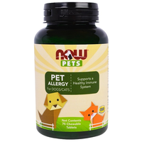 Pets   Pet Allergy (75 Chewable Tablets)   Now Foods
