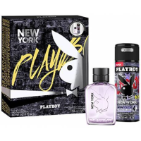 Playboy New York Eau De Toilette & Deodorant   Fresh Aromatic