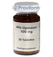 Proviform Alfa Liponzuur 100mg 30tab