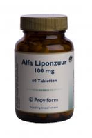 Proviform Alfa Liponzuur 100mg Tabletten 60st