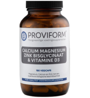 Proviform Calcium Magnesium Zink Bisglycinaat & D3 (180vc)